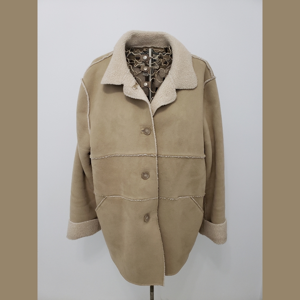 Austin Clothing Co. Brushed suede, beige, snuggly